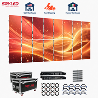 Mur vidéo LED de location pour scène de concert, système complet de service local, 4x2m, IP65, 3840Hz, haute fréquence de rafraîchissement, P2.6 P2.9 P3.91