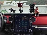Lecteur multimédia de voiture Android 13 avec écran vertical de 12,1 pouces de style Tesla pour JEEP Wrangler 2018-2021 4+64 Go Carpaly/Android Auto
