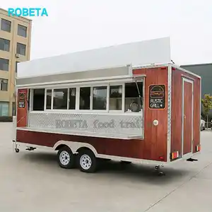 CAMP Catering Konzession Lebensmittel Anhänger Pizza Kaffee Verkäufer Wagen verwendet Food Truck Anhänger zum Verkauf