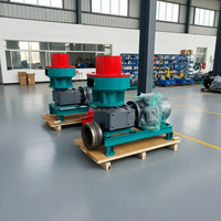 Fabricant de granulés de biomasse/machine à granulés d'alimentation à moteur diesel/petite machine de formage de granulés/concasseur de granulés
