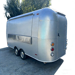 Remolque de Comida Multifuncional Personalizado de Acero Inoxidable y Aluminio de 13 pies, Estilo 2025, para Dulces, Hecho en China - Product Image 2