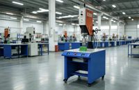 Mesin Las Ultrasonik 3200W 15KHz Berkecepatan Tinggi dan Efisiensi Tinggi untuk Lini Perakitan Baterai, Mesin Las Plastik Ultrasonik Berdaya Tinggi