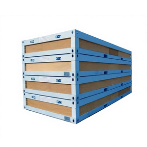 Maison conteneur préfabriquée de 20 pieds, structure métallique modulaire pour appartement ou hôtel - Product Image 1