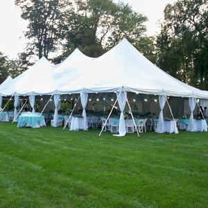 Carpa para fiestas de alta calidad, blanca, para exteriores, resistente, de lona, precio al por mayor, carpa para bodas y eventos. - Product Image 3