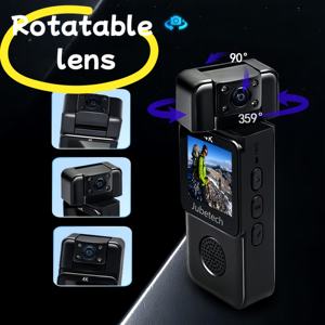 Nueva cámara portátil Y6 <span class=keywords><strong>Pocket</strong></span> 4K para exteriores 1080P 30fps pantalla LCD infrarroja impermeable grabadora portátil Vlog Cámara <span class=keywords><strong>Digital</strong></span> - Product Image 2