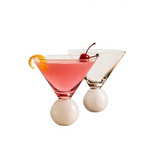 Copas de Cóctel de Borosilicato Hechas a Mano de 270 ml, Vasos de Martini sin Plomo, Cristalería de Bar Reutilizable, Venta al por Mayor - Product Image 2