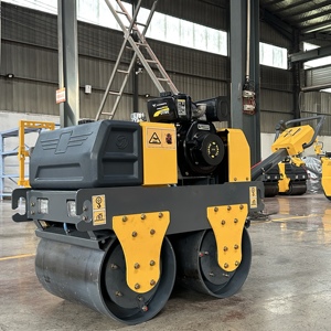 Rodillo Compactador Vibratorio de Doble Tambor <span class=keywords><strong>SL</strong></span> Mini de 1 y 2 Toneladas, Precio de Fábrica, para Compactación de Asfalto y Suelo, Rodillo Autopropulsado - Product Image 1