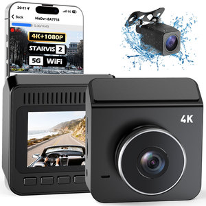 Caméra cachée pour voiture, caméra de tableau de bord avant 4K et caméra arrière, double caméra de tableau de bord 2,0 pouces, WIFI, capteur G, DVR de voiture - Product Image 1
