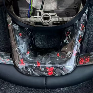 Volante de Fibra de Carbono Forjado para Toyota <span class=keywords><strong>Corolla</strong></span>, Fortuner, Land Cruiser LC300, Hilux, Camry, Cruiser, Alphard - Product Image 4