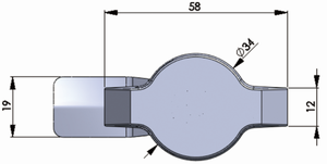 <span class=keywords><strong>Serrure</strong></span> à came à quart de tour FS6922 pour porte de panneau industriel, serrures à came - Product Image 6