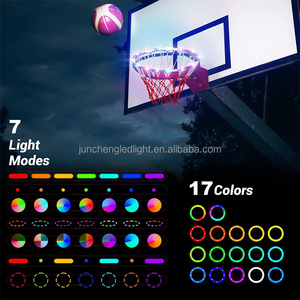 LED canestro da basket luce 16 colori modalità per giocare a basket nel buio telecomando per la luce del cerchio da basket - Product Image 1