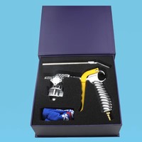 Pistolet à air comprimé pour machine à coudre industrielle, soufflage et aspiration, composants en acier inoxydable et matériau en fer