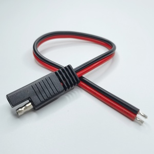 14AWG 2-контактный соединитель SAE Удлинительный кабель в сборе полярность обратной зарядки аккумулятора пользовательский жгут проводов для солнечной панели - Product Image 2
