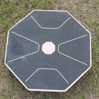 Tabla de Equilibrio Portátil de Madera, Antideslizante, Ecológica, Resistente, para Niños, Uso en Interiores, con una Rueda