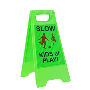 Portable Road a sharp <span class=keywords><strong>Yellow</strong></span> Flexibilidad Road <span class=keywords><strong>Traffic</strong></span> Symbol Board Soporte de señal de advertencia - Product Image 1