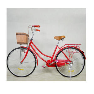 Stock de fábrica, <span class=keywords><strong>bicicleta</strong></span> híbrida de cercanías para mujer, <span class=keywords><strong>bicicleta</strong></span> de Ciudad de una sola velocidad de 24/26 pulgadas con horquilla de acero, versátil <span class=keywords><strong>paseo</strong></span> para mujer - Product Image 6