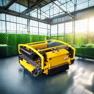 Joyance Lawn Mower Gasoline Robotic Wholesale Gasoline Crawler Grass Cutting Machine Remote Lawn Mower