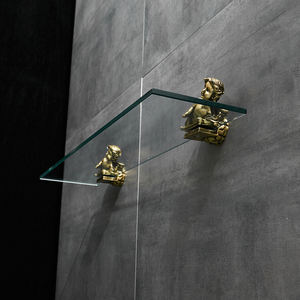 WANFAN MB-0783B Conception D'<span class=keywords><strong>angle</strong></span> <span class=keywords><strong>de</strong></span> <span class=keywords><strong>salle</strong></span> <span class=keywords><strong>de</strong></span> Bains <span class=keywords><strong>De</strong></span> Bâti <span class=keywords><strong>De</strong></span> Mur En Métal Étagère En <span class=keywords><strong>Verre</strong></span> - Product Image 4