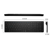 Clavier personnalisé multi-langues pleine taille, clavier allemand, clavier suédois, clavier russe, clavier Bluetooth, clavier arabe pour PC