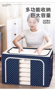 Bathdining Living Room Transparent Home Furniture Bedroom Modern Design <b>Storage</b> Durable Foldable Fabric <b>Box</b> - Product Image 2