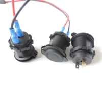 Kabel Pemantik Rokok Mobil Kustom Colokan Soket Wanita Ke 172256-3102 Adaptor Konektor 2 Pin 18AWG 12V Harness Kawat