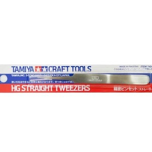 Pincettes de précision en acier inoxydable Tamiya droites et courbées 74047 74048 pour usage industriel - Product Image 2