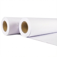 Rollo de Papel para Plotter de Inyección de Tinta Blanco de 62 Pulgadas, 72 Pulgadas, 70 g/m², 80 g/m² para la Industria Textil
