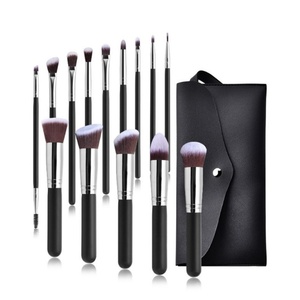 14 or 16 Pack Professional Stock Travel Makeup Brush Set Private Label With Sponger Brush Cleaner <b>Customized</b> Cosmetics Brush Kit - Product Image 4