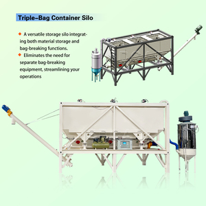 Silo de stockage horizontal pour ciment, <span class=keywords><strong>prix</strong></span>, silo en acier carré de 30-150 tonnes, silo à ciment de 100 tonnes, acier inoxydable + vis 320x11000 mm - Product Image 3