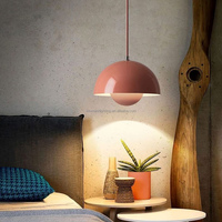 Lampe suspendue moderne en métal en forme de dôme VP1 Danish Flowerpot pour salle à manger, chambre, bar, décoration, certifiée CE