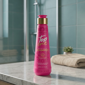 Champú Nutritivo Vita Gold Top One con Ácido Hialurónico 300ml Para Todo Tipo de Cabello - Product Image 3