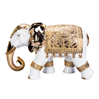 Vente chaude Décoration intérieure de la maison Grande taille Statue d'éléphant en résine