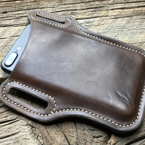 2025 Xu hướng thiết kế chính hãng da bò da điện thoại di động bao da phổ trường hợp vỏ bọc với vành đai lỗ - Product Image 2