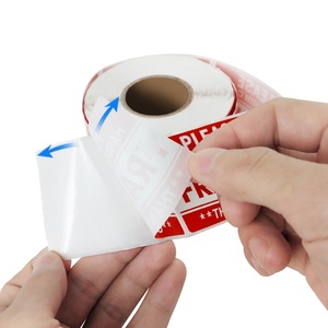 Etiquetas Adhesivas Personalizadas de 2 x 3 Pulgadas con la Frase 'Fragil', Etiquetas de Advertencia de Manipular con Cuidado - Product Image 2