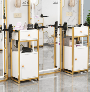 Chariot de Barbier Multifonctionnel pour Salon de Coiffure, Style Minimaliste et Moderne, avec Roues – Tendance et Ventes Flash - Product Image 4