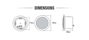 Qqchina PA SIP-805SH 10W 6 inch SIP PoE loa cho CCTV Hệ thống tăng cường an ninh & thời gian thực cảnh báo - Product Image 5