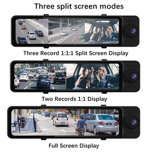 11 Inches 1080p Mirror Dash <strong>Cam</strong> Rear with Voice Control with Carplay Mirror &amp; <strong>Android</strong> Auto Dash <strong>Cam</strong> Front and Rear - Product Image 5