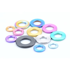 Pernos de Aleación de Titanio Grado 5 Pulidos GR5 con Arandela Plana Ligeros M5/M6/M8/M10/M12/M1 para Motocicleta, Bicicleta de Montaña y Carretera Haosheng - Product Image 4