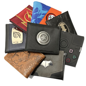 Portafoglio anime per ragazzi ragazze uomo donna Monokuma orsi bianchi e neri portafoglio cartone animato sottile con cerniera borsa da viaggio carta d'identità porta monete borsa per bambini regalo