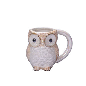 ขายส่งแก้วกา<span class=keywords><strong>แฟ</strong></span>รูปนกฮูก แก้วเซรามิกนกฮูก ภาพวาด 3 มิติ แก้วน่ารักสําหรับขวดน้ํา - Product Image 1