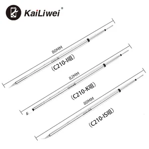 Estación de Soldadura Kailiwei B210, Ajuste Digital OLED, Apagado Automático, Calentamiento Rápido de 1 Segundo, Herramienta de Soldadura de Reparación Microelectrónica <span class=keywords><strong>JBC</strong></span> 210 - Product Image 4