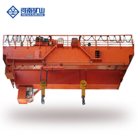 Prix usine Grue à pont à double poutre robuste Modèle QE avec cabine de commande, capacité 15+15 tonnes, pour usage en construction 10+10 tonnes