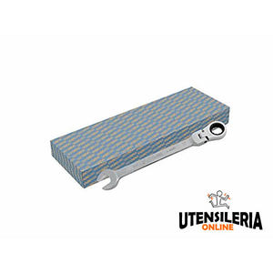 Juego de 18 llaves combinadas de carraca giratoria 6-27mm (18 piezas) - Product Image 1