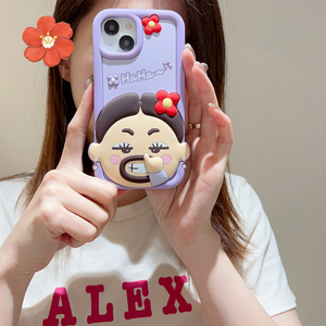 2025 últimos modelos nueva funda protectora de silicona anticaída con corazón de niña bonita para el a prueba de golpes de - Product Image 2