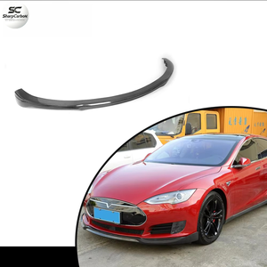 สปอยเลอร์กันชนหน้าคาร์บอนไฟเบอร์สำหรับเทสล่า โมเดล เอส 85 พี85 ปี <span class=keywords><strong>2014</strong></span> ขึ้นไป - Product Image 6