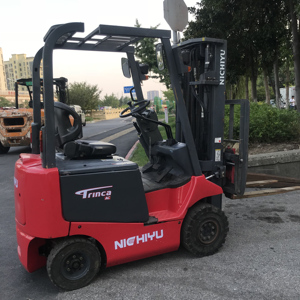 Carretilla elevadora eléctrica multifuncional NICHIYU 1.5Ton 2T New Energy, entrega rápida, horquilla elevadora hidráulica usada de la marca Heli incluida - Product Image 4