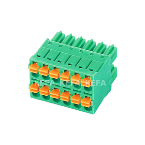 सबसे अच्छा विकल्प हरा और नारंगी KF2EDGKNH-3.5/3.81 मिमी पिच 2 पिन 300v 8a 28-16wg प्लग टर्मिनल ब्लॉक - Product Image 1