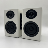 Zweiwege 50W 3-Zoll-Subwoofer Holz-Regallautsprecher Computer-Lautsprechersystem 2.0 Aktiv Kabelgebunden/Kabellos für Heimkino Studiomonitor