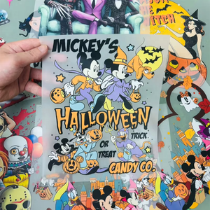 สติ๊กเกอร์รีดร้อนลายคริสต์มาสแบบขายส่ง พิมพ์ลายด้วยหมึกพลาสติซอล สำหรับเสื้อยืด - Product Image 5