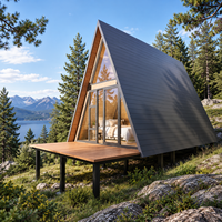 Cabine Conteneur Moderne Préfabriquée pour Tiny House, Usage en Resort Extérieur, Parc de Vacances, Magasin/Bureau - Conception Respirante, Garantie 2 Ans